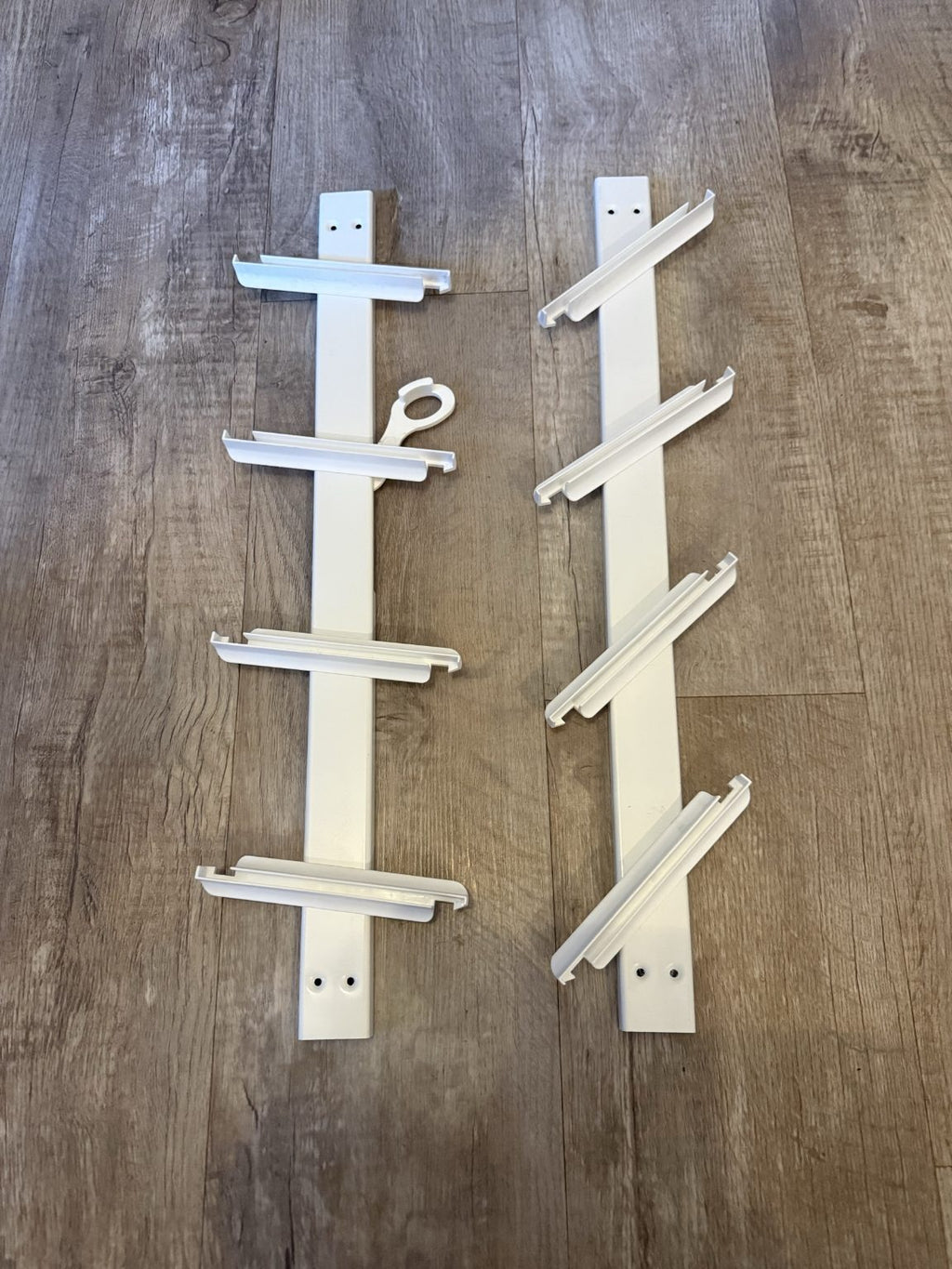 White louver window frames 4 blade