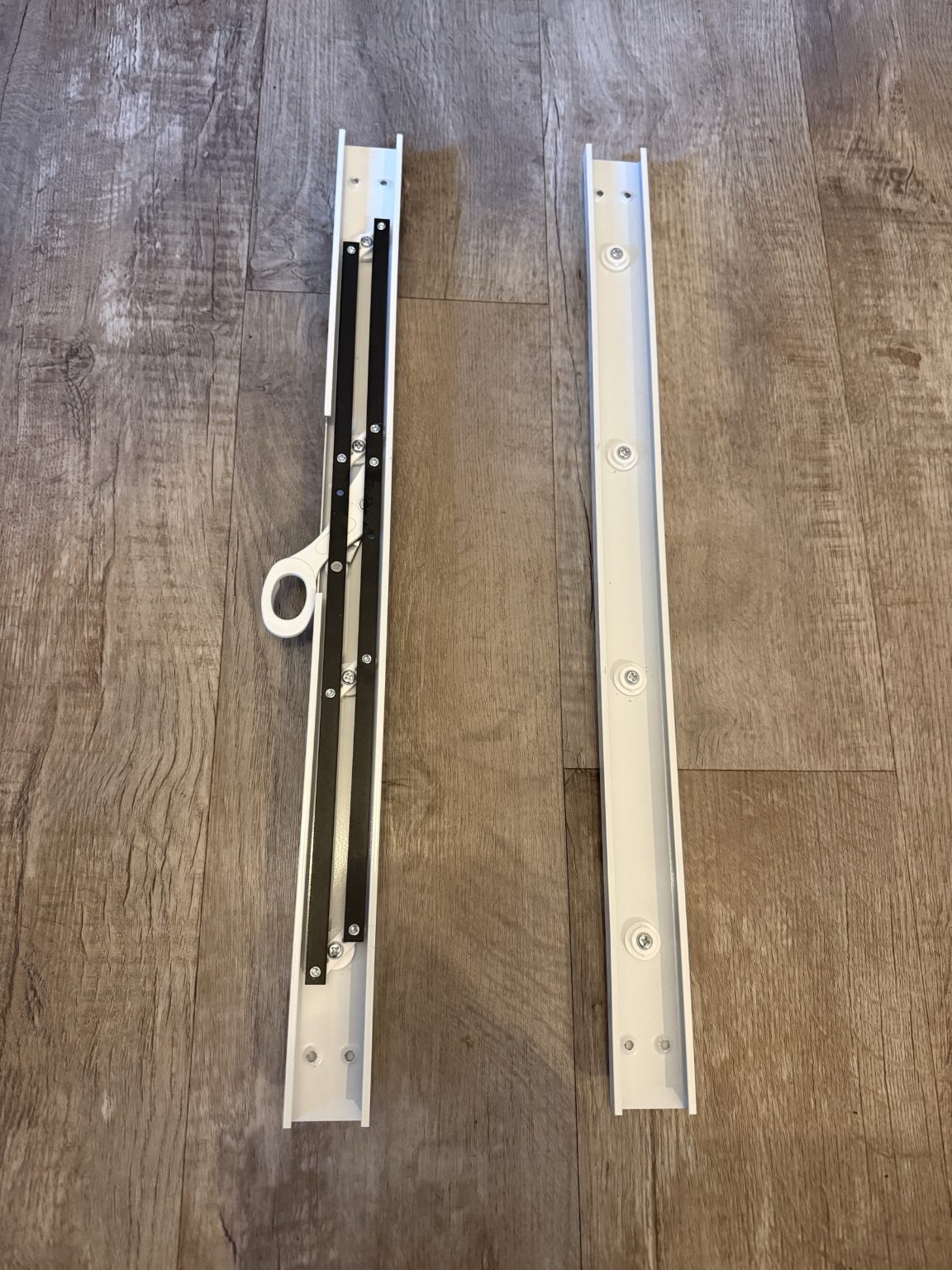 White louver window frames 4 blade